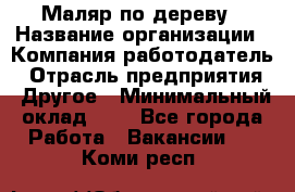 Маляр по дереву › Название организации ­ Компания-работодатель › Отрасль предприятия ­ Другое › Минимальный оклад ­ 1 - Все города Работа » Вакансии   . Коми респ.